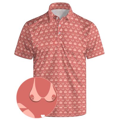 Xdceu Golf Polos for Men - Funny Golf Shirts Print Mens Golf Shirts Short Sleeve Quick-Dry Moisture Wicking, Breathable Polo Shirt
