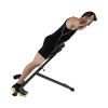 Bitodd Bench Exerciser, Roman Ultra Extension Bench, Foldable Extension Training Bench, Lumbar Abdominal Back Trainer, Multi-Purpose Roman Chair for Home, Gym, Hotel, Black view 2