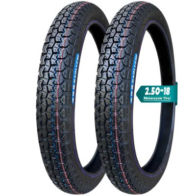 2.50-18 Tire 2.50 x 18 Dirt Bike Tire Tube Type | 47L Maximum load 385 lbs 300kpa | Fully Reinforced 2.50 18 Tires