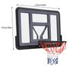 44'' Wall Mounted Basketball Hoop and Mounting Bracket Combination Kit, Wall Mounted Professional Basket Ball Hoop, Universal Outdoor Basketball Hoop for Home Training and Club view 3