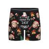 Custom Face Boxers - Personalized Funny Underwear for Men With Picture - Unique Crazy Customized Clothing for Boyfriend - I Love Girlfriend, L-0103 view 2