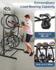 GULIMENG Freestanding Bike Rack Storage - Vertical Bike Stand Max 5 Bikes with Helmet Holders, Heavy-Duty Solid Steel Bicycle Stand Indoor Garage Floor Stand for Home & Garage& Bike Park view 2