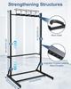 GULIMENG Freestanding Bike Rack Storage - Vertical Bike Stand Max 5 Bikes with Helmet Holders, Heavy-Duty Solid Steel Bicycle Stand Indoor Garage Floor Stand for Home & Garage& Bike Park view 4