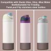 Affute Silicone Boot for Owala Water Bottle 40 oz, Anti-Slip Protective Sleeve for FreeSip/Twist/Flip Water Bottles, BPA Free, Bottom Bumper Cover Protects Water Bottles from Scratches(Boneyard2) view 2