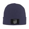 AIZBEGDLU Ironworker America Flag Winter Beanie Knit Hats Unisex Thermal Hat Navy Blue view 2