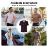 Breast Cancer Golf Shirts for Men, Funny Golf Polo Moisture Wicking Dry Fit Short Sleeve view 4