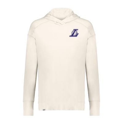 Holloway NBA Los Angeles Lakers Women's Ventura Soft Knit, Comfortable Hoodie-For Casual Wear and Outdoor Activities