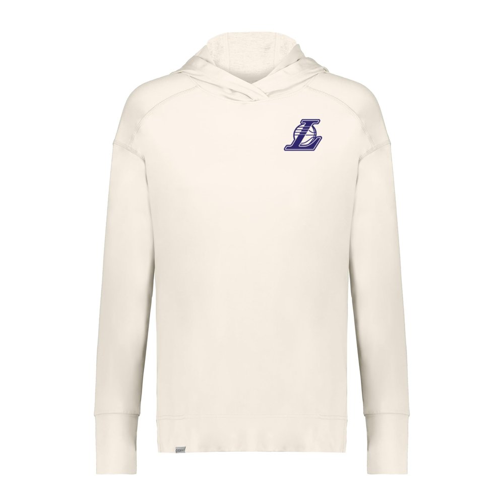Holloway NBA Los Angeles Lakers Women's Ventura Soft Knit, Comfortable Hoodie-For Casual Wear and Outdoor Activities