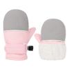 Slivery Color Toddler Gloves Kids Mittens Winter Warm Lined Fleece Gloves Waterproof Baby Boys Girls view 2