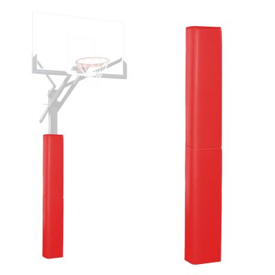 VANCL Hoop Padding Basketball Pole Pads Pole Covering 5" Square Post Basketball Pole Pad 5"x5"Durable UV-Resistant Waterproof Basketball Covering Pads for Protection and Player Safety Pink