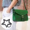 Isslly 2 PCS Star Snap Clips, Zinc Alloy Heavy Duty Star Shaped Keychain Clip with 2 Sizes, Cute Clip for Bags, Backpack, Keys - Black view 4