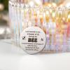 Sureio Pocket Hug Token Gift Long Distance Relationship Keepsake Inspirational Gift Keychain Valentine's Day Gifts(Honey Bee Gifts) view 3