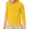 Betadog Kids Boys Girls Thermal Underwear Top Long Sleeve Sweater Turtleneck T-Shirts Winter Base (Yellow, 9-10 Years) view 4