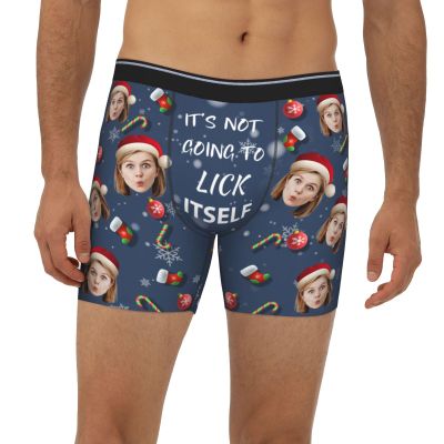 Customized Underwear Men's Funny Boxers with Face Clothing for Men - Crazy Boxers for Men - His & Her Undies, XL-064
