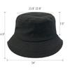 10PC Custom Embroidery Bucket Hat with Your Text/Logo,Personalized Foldable Sun Hat,Fisherman Fishing Cap for Men Women view 3