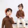 Betadog Unisex Girls Boys Long Sleeve Cotton T-Shirt Toddler Turtleneck Basic Warm Casual Tops (Coffee, 6-7 Years) view 4