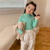 Betadog Boy's Turtleneck Sweater Slim Fit Pullover Sweater for Kids Toddler Tees Clothes Baby (Mint Green, 5-6 Years) view 2