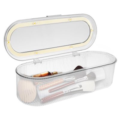 Acrylic Jewelry Organizer Box, PET String Organizer Transparent Bracelet Organizer Antioxidant Sealed Box Portable Jewellery Box for Rings and Earrings(transparent color-1-Style 2)