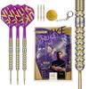 Target Darts Luke Littler Gen 1 Prodigy Steel Tip Swiss Point Darts, 90% Tungsten Darts, 23G | Generation 1 Gold Steel Tip Darts, Player Edition Swiss Points Dart Sets, K-Flex Flights and Shafts view 1