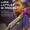Target Darts Luke Littler Gen 1 Prodigy Steel Tip Swiss Point Darts, 90% Tungsten Darts, 23G | Generation 1 Gold Steel Tip Darts, Player Edition Swiss Points Dart Sets, K-Flex Flights and Shafts view 2