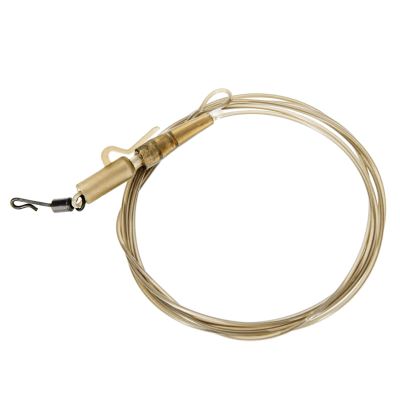 STDEV Fluorocarbon Wire Fishing Leading Line with Swivels 45LB Leader Line Fishing Accessories Fishing Lovers