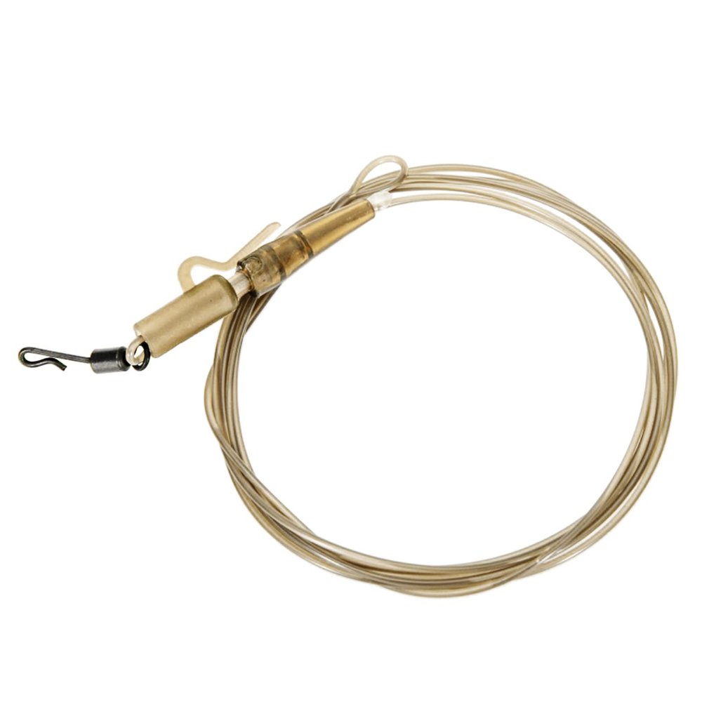 STDEV Fluorocarbon Wire Fishing Leading Line with Swivels 45LB Leader Line Fishing Accessories Fishing Lovers