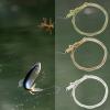 STDEV Fluorocarbon Wire Fishing Leading Line with Swivels 45LB Leader Line Fishing Accessories Fishing Lovers view 2