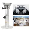 Adjustable Boat Seat Pedestal, Aluminum Alloy 360 Degree Swivel, for RV Yacht Marine, Height Pedestal 335 to 490mm view 2
