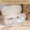 Acrylic Jewelry Organizer Box, Clear Jewelry Storage Box, PET String Organizer with 13 storage boxes, Portable Jewelry Box Antioxidant Sealed Box Portable Jewellery Box for Rings and Earrings (B) view 3