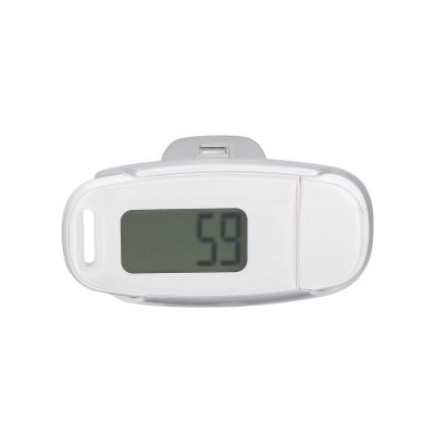 NDNCZDHC 3D Pedometer for Walking Steps, Pedometer Clip On, Walking Step Counter with Lanyard, USB Rechargeable Accurate Step Counter (White)