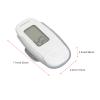 NDNCZDHC 3D Pedometer for Walking Steps, Pedometer Clip On, Walking Step Counter with Lanyard, USB Rechargeable Accurate Step Counter (White) view 2