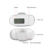NDNCZDHC 3D Pedometer for Walking Steps, Pedometer Clip On, Walking Step Counter with Lanyard, USB Rechargeable Accurate Step Counter (White) view 3