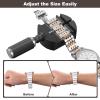 BYNIIUR Watch Link Removal Kit, Watch Adjustment Band Resizing Tool Kit for Bracelet Replacement, Strap Sizing Adjuster with Pin Remover for Watchmaker Repair, Link Pin Removal Punch, Hammer view 4