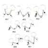 VOCUE 2 Pieces Keychain Astronaut Heart Magnetic Keyring Keychains for Couple Friend Gifts Handmade Jewelry view 4