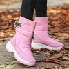 Womens Snow Boots Waterproof Mid Calf Winter Boots for Women Warm Faux Fur Lined Boots High Top Anti-Slip Boots view 2
