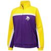G-III Sports Women's Purple Minnesota Vikings Post Game Full-Zip Track Jacket view 2