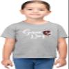 4T Oxford Toddler Cute Script Game Day Football Heart Toddler T-Shirt view 1