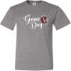 4T Oxford Toddler Cute Script Game Day Football Heart Toddler T-Shirt view 3