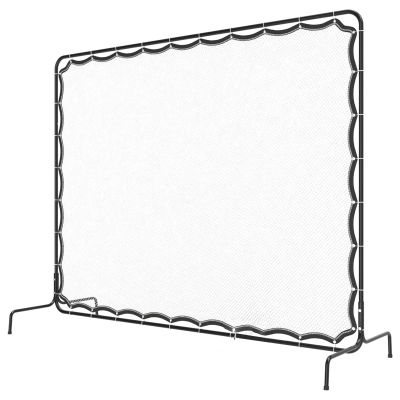 NJBHFCN Jumbo Tennis Rebounder, Tennis Net 9.5 x 7.9Ft Rebound Practice Wall for Tennis/Sports Ball/Pickleball, Tennis Rebound Net Training Equipment for Groundstrokes & Volleying
