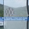 NJBHFCN Jumbo Tennis Rebounder, Tennis Net 9.5 x 7.9Ft Rebound Practice Wall for Tennis/Sports Ball/Pickleball, Tennis Rebound Net Training Equipment for Groundstrokes & Volleying view 2