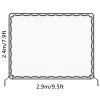 NJBHFCN Jumbo Tennis Rebounder, Tennis Net 9.5 x 7.9Ft Rebound Practice Wall for Tennis/Sports Ball/Pickleball, Tennis Rebound Net Training Equipment for Groundstrokes & Volleying view 4