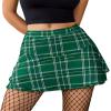Avidlove Sexy Mini Skirt for Women Sexy Solid Ruffle Trim Y2K Short Skirts view 1