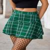 Avidlove Sexy Mini Skirt for Women Sexy Solid Ruffle Trim Y2K Short Skirts view 4