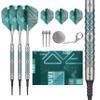 Target Darts Rove Soft Tip Darts, 90% Tungsten Dart Set, Barrel 10-20G | Green & Silver Darts, Darts Set with Pixel Tips, Electronic Darts, Soft Tip Darts view 1
