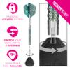 Target Darts Rove Soft Tip Darts, 90% Tungsten Dart Set, Barrel 10-20G | Green & Silver Darts, Darts Set with Pixel Tips, Electronic Darts, Soft Tip Darts view 4
