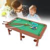 TOPINCN Multifunctional Game Table Set, Educational Parent-Child Interaction, Combination Game Room Set, Portable Lightweight, Brown view 3