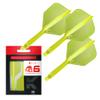 Target Darts K Flex Integrated Dart Flight and Shaft, No.6 Yellow (Intermediate) | 3-Pack K-Flex - No. 6, Kflex Precision-Molded 2-in-1 Dart Flights and Dart Shaft | Professional Dart Accessories view 1