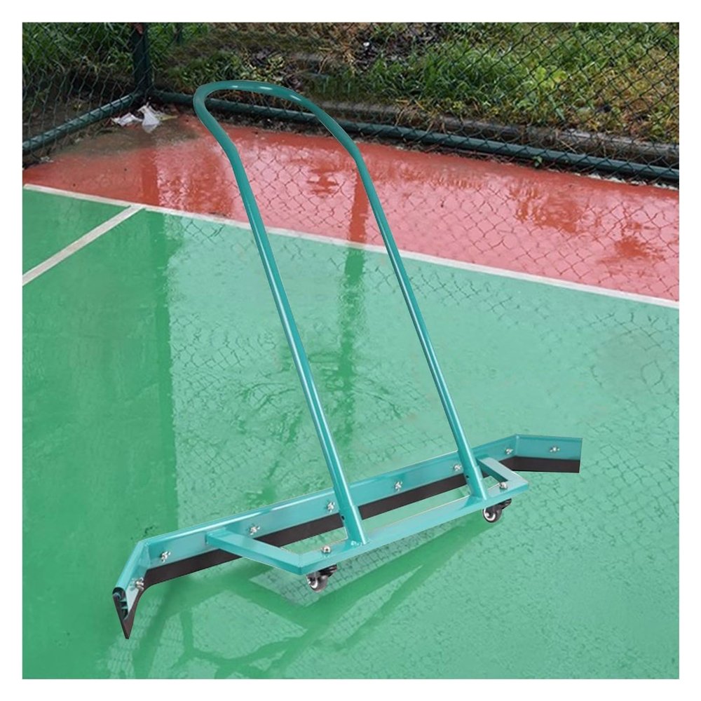 MObyat Rain Shuttle Tennis Court Squeegee Professional, Heavy Duty Sport Court Water Remover Dryer- Surface Squeegee, Gym Equipment Accessories, for School Playground(Green)