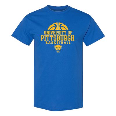 AS1013 - Pittsburgh Panthers Basketball Hype - University Sports Team T Shirt - XX-Large - Royal