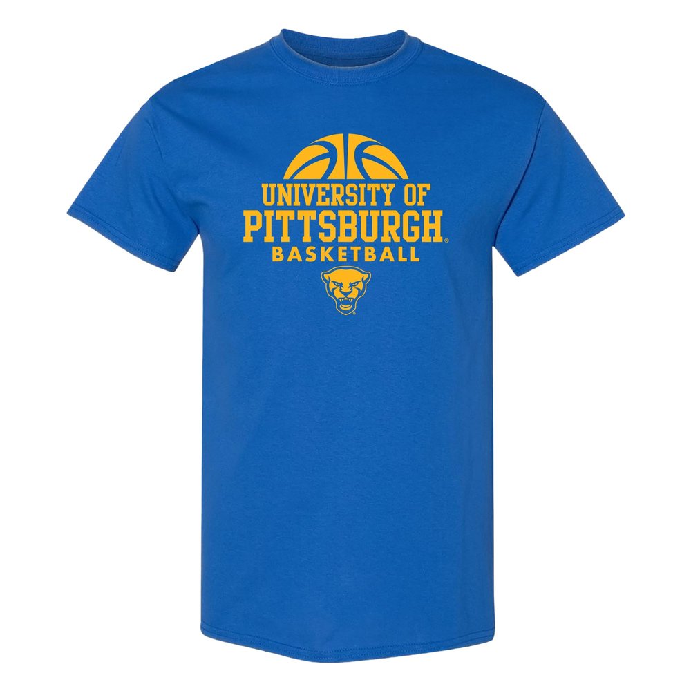 AS1013 - Pittsburgh Panthers Basketball Hype - University Sports Team T Shirt - XX-Large - Royal